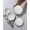 Dinner Set (24 Pieces) GBSATN24KY458SYH Black
White