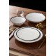 Dinner Set (24 Pieces) GBSATN24KY458SYH Black
White