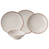 Dinner Set (24 Pieces) GBSATN24KY458KH White
Brown