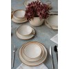 Dinner Set (24 Pieces) GBSATN24KY458KH White
Brown