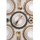 Dinner Set (24 Pieces) GBSATN24KY458KH White
Brown
