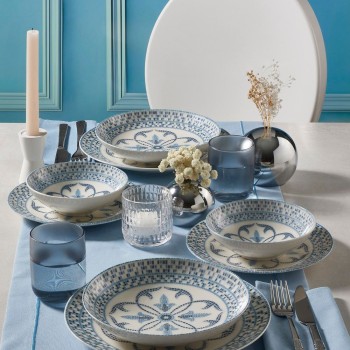 Dinner Set (24 Pieces) RGBSATN24Y4R22761 Multicolor