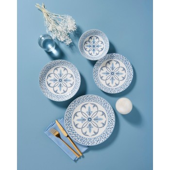 Dinner Set (24 Pieces) RGBSATN24Y4R22761 Multicolor