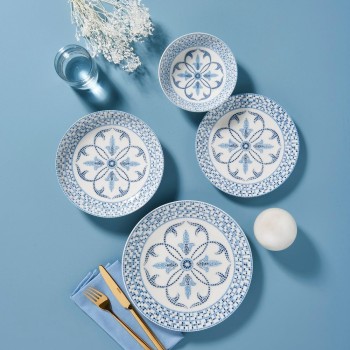 Dinner Set (24 Pieces) RGBSATN24Y4R22761 Multicolor