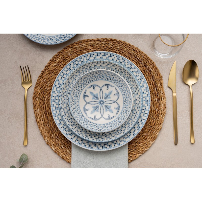 Dinner Set (24 Pieces) RGBSATN24Y4R22761 Multicolor