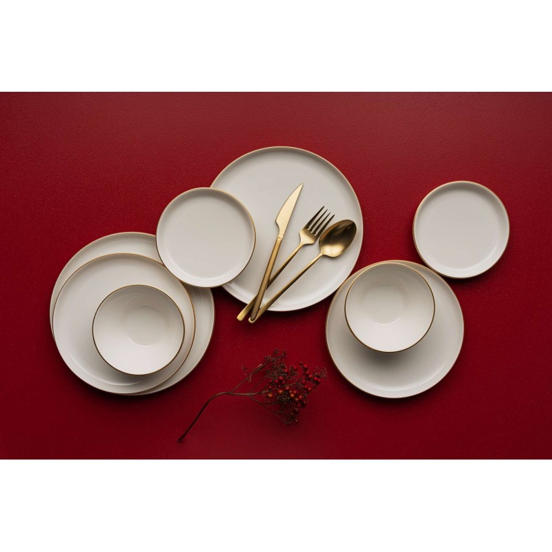 Dinner Set (16 Pieces) RGBSBLB16YS30GD Cream