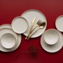 Dinner Set (16 Pieces) RGBSBLB16YS30GD Cream