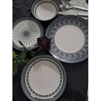 Dinner Set (24 Pieces) GBSATN24KY4E43532 White
Anthracite
Black