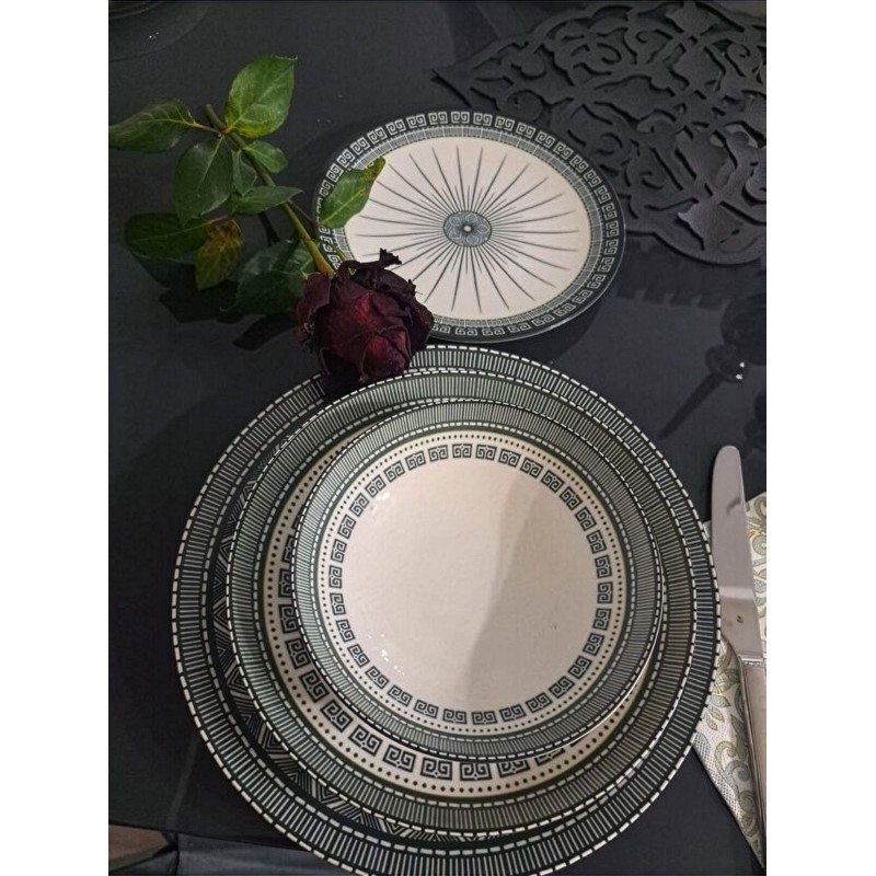 Dinner Set (24 Pieces) GBSATN24KY4E43532 White
Anthracite
Black