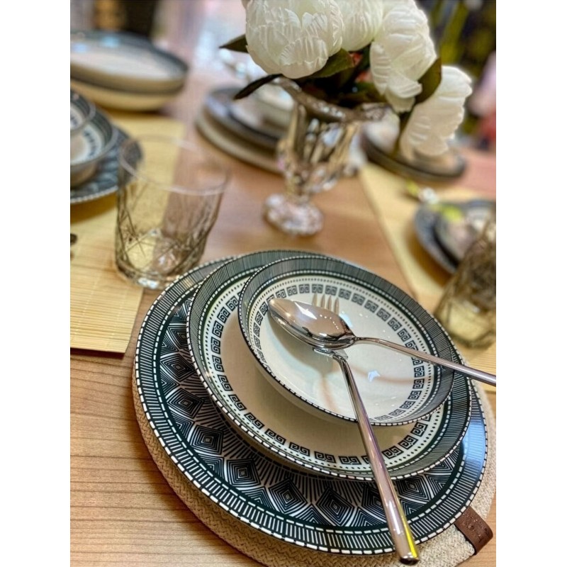 Dinner Set (24 Pieces) GBSATN24KY4E43532 White
Anthracite
Black