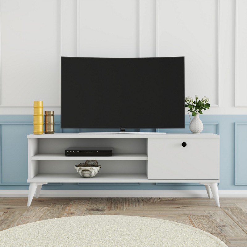 TV Stand Retro 1564 White