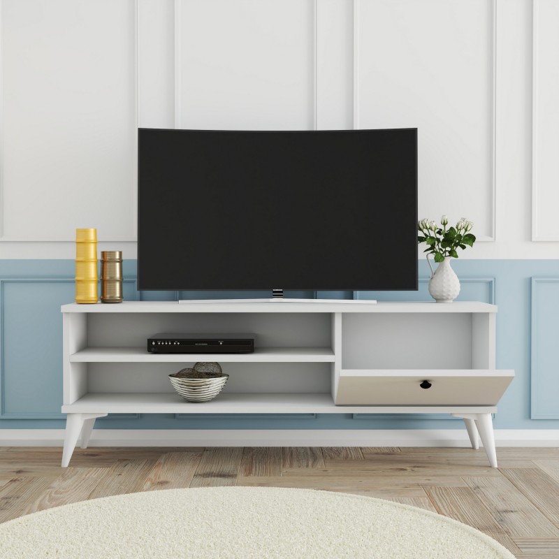 TV Stand Retro 1564 White
