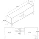 TV Stand Carmen - 1532 Oak