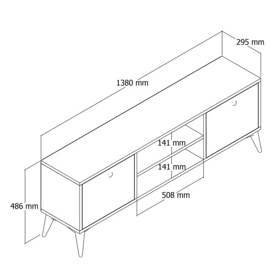 TV Stand Dolce 1122 Oak TV Stand Dolce 1122 Oak