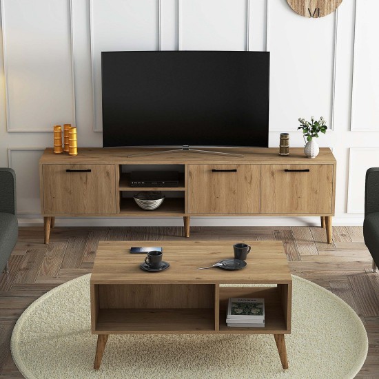 Living Room Furniture Set Set 1587-2076 Oak Living Room Furniture Set Set 1587-2076 Oak
