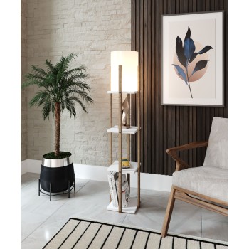 Floor Lamp Nora - White White