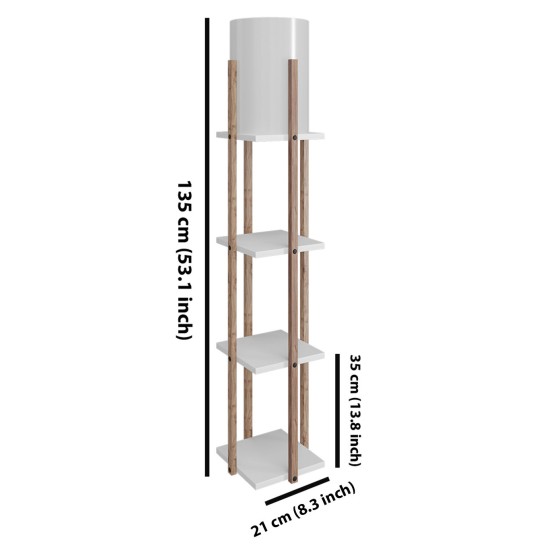 Floor Lamp Nora - White White Opviq Floor Lamp Nora - White White