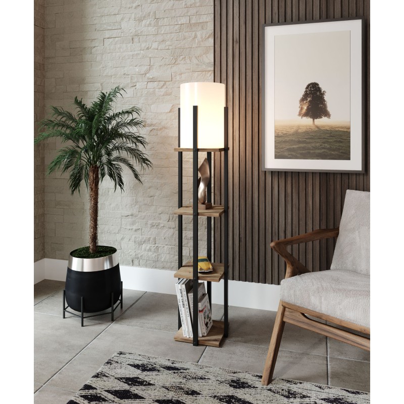 Opviq Floor Lamp Nora SRC Natural
Black