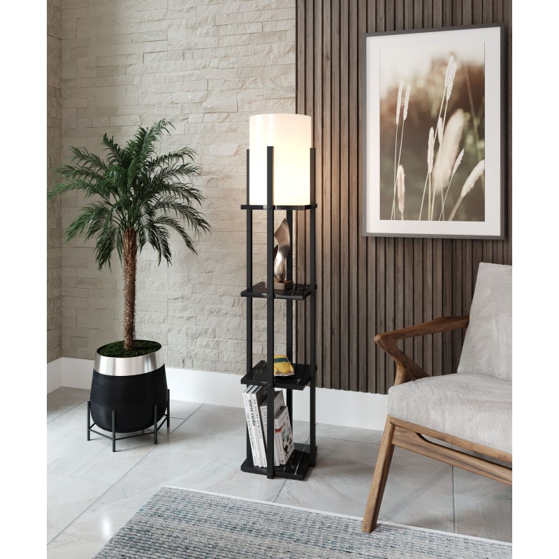 Opviq Floor Lamp Nora - Black Black
