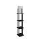 Floor Lamp Nora - Black Black Opviq Floor Lamp Nora - Black Black