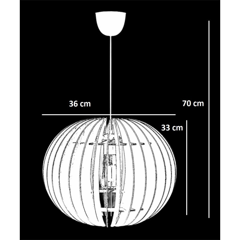 Opviq Chandelier 139 White