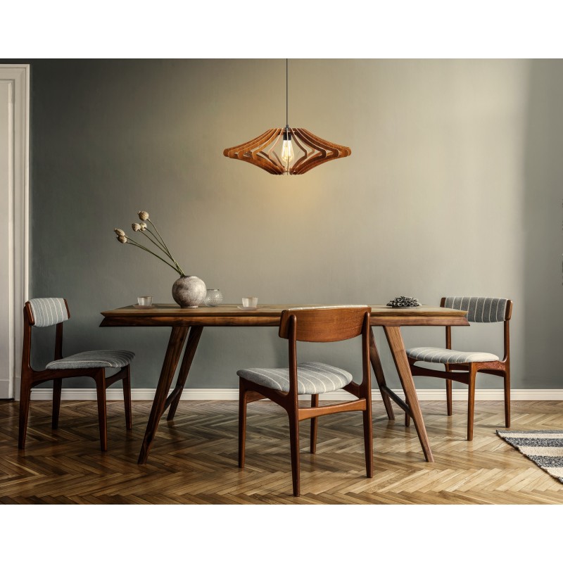 Φωτιστικό Οροφής Μονόφωτο - 171-T - Χρώμα Καρυδί