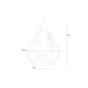 Opviq Chandelier 205-AS Black