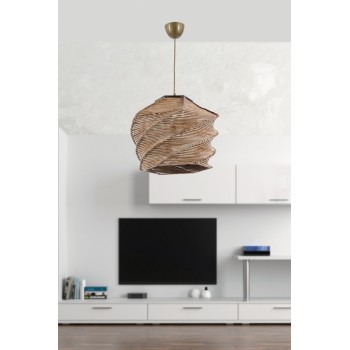 Chandelier Ruche Camel