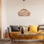 Chandelier Ovale Camel