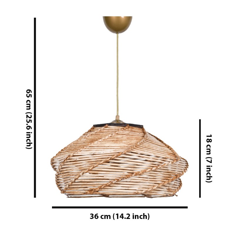 Opviq Chandelier Ovale Camel