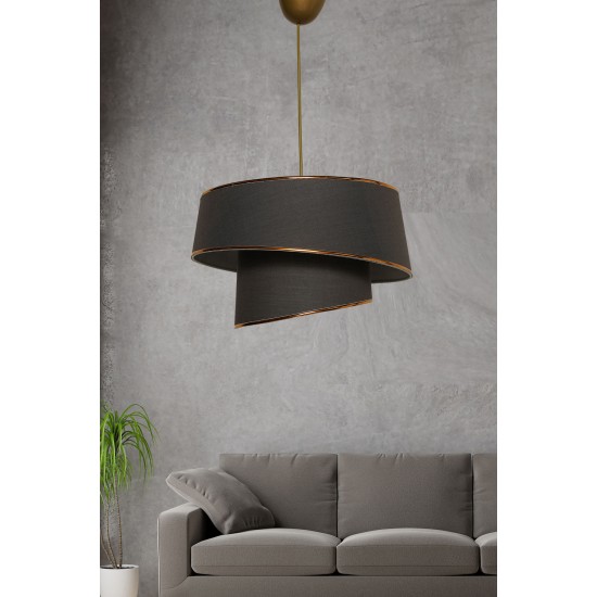 Chandelier Barette - Gold, Anthracite Gold
Anthracite Opviq Chandelier Barette - Gold, Anthracite Gold
Anthracite