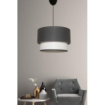 Chandelier Tubol - Anthracite Anthracite
White