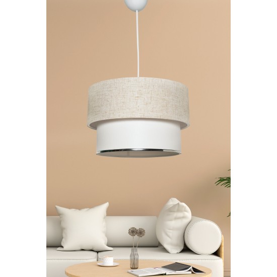 Opviq Chandelier Corbeu - Cream Cream
White
