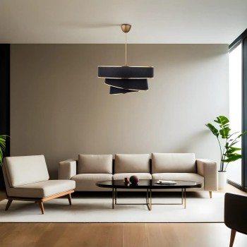 Chandelier Couper - Black, Gold Black
Gold