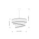 Opviq Chandelier Couper - Black, Gold Black
Gold