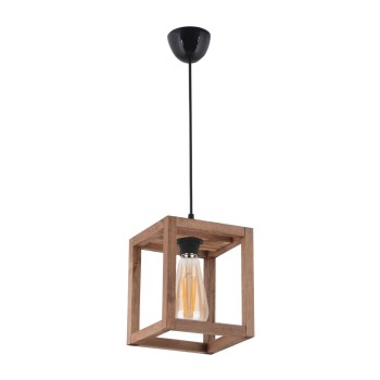 Φωτιστικό Οροφής Cube - Καφέ -16x16x60εκ