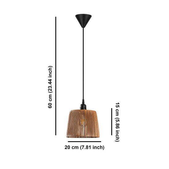Opviq Chandelier Akin - Natural Camel