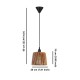 Opviq Chandelier Akin - Natural Camel