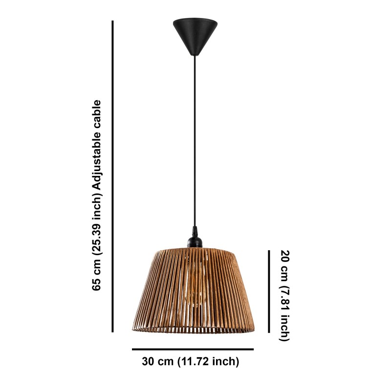 Opviq Chandelier Cone - Natural Camel