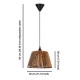 Chandelier Cone - Natural Camel Opviq Chandelier Cone - Natural Camel