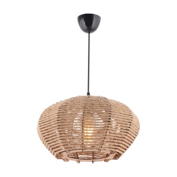 Chandelier Jute Ellipse Cream
