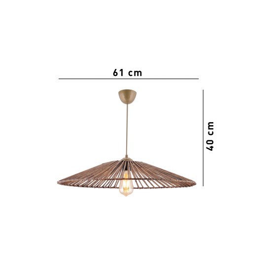 Chandelier Conic Brown Opviq Chandelier Conic Brown