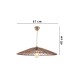 Chandelier Conic Brown Opviq Chandelier Conic Brown