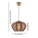 Chandelier Barlas Brown Opviq Chandelier Barlas Brown
