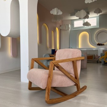 Wing Chair NiniMini - Pink Pink