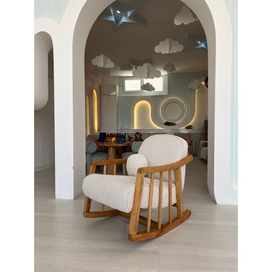 Wing Chair Kleamini - Whte White Atelier del Sofa Wing Chair Kleamini - Whte White