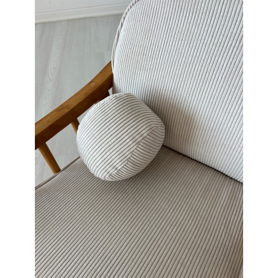 Wing Chair Kleamini - Whte White Atelier del Sofa Wing Chair Kleamini - Whte White