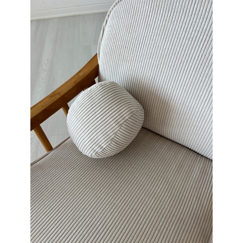 Atelier del Sofa Wing Chair Kleamini - Whte White
