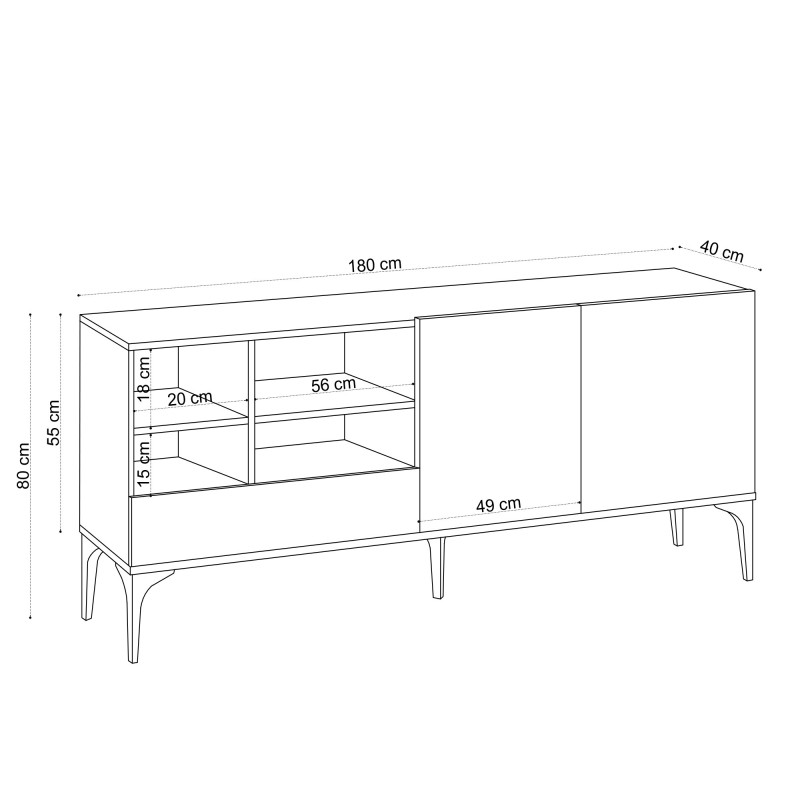 TV Stand Orela Oak