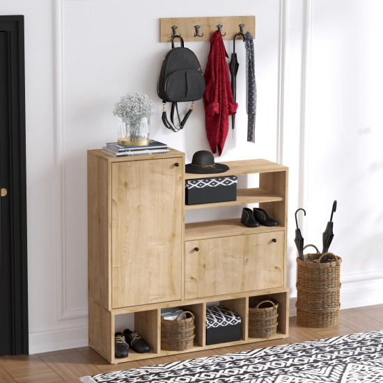 Shoe Cabinet Wess Oak Shoe Cabinet Wess Oak